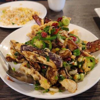 SALT & PEPPER EGGPLANT